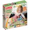 Quercetti: PlayEco+ Jumbo Peggy Evo - Pegs Stacking & Color Matching Toy, Illustrated Cards & Linking Boards, Animal & Vehicle Scenes, Toddler-Kid 2+